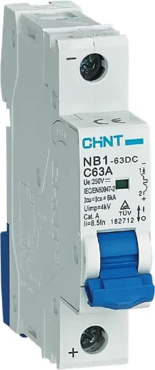 CHINT NB1-63DC DIN rels üzərində quraşdırılan DC avtomat